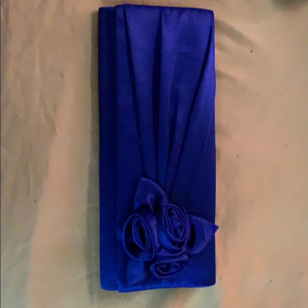 Royal blue clutch